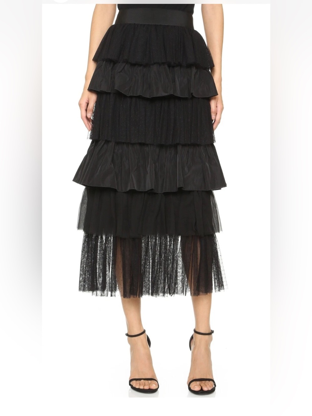 ALEXIS Miriella Tiered Midi Skirt